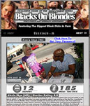 hot blonde sucking off a huge black cock at a public restroom